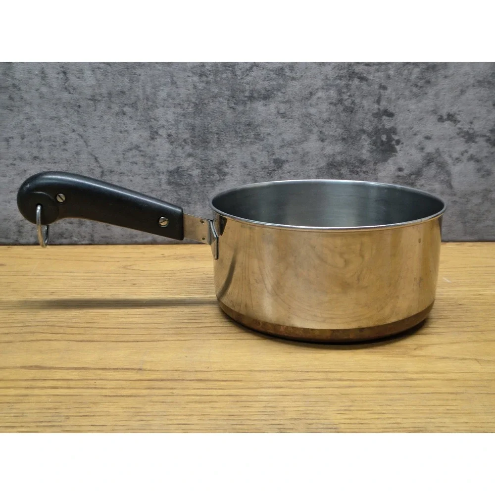 Revere Ware 1801 Double Ring Copper Clad Sauce Pan 2363973